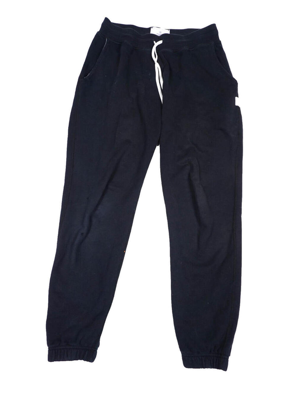 Reigning Champ Sweatpants Medium Mens Black Joggers Drawstring Terry Cotton